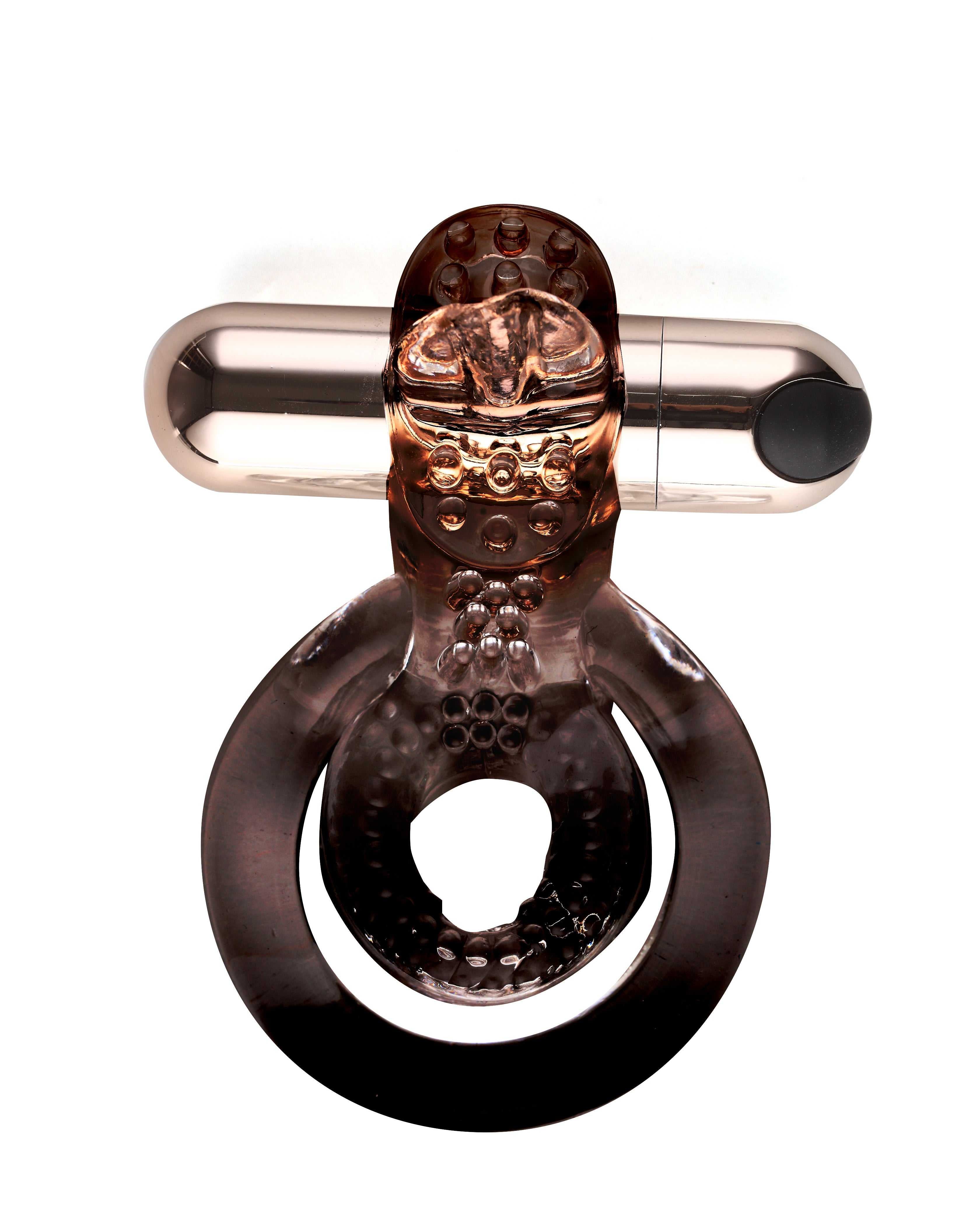 Jayden Vibrating Erection Enhancer Ring - Rose Gold Luxe Ember Essentials