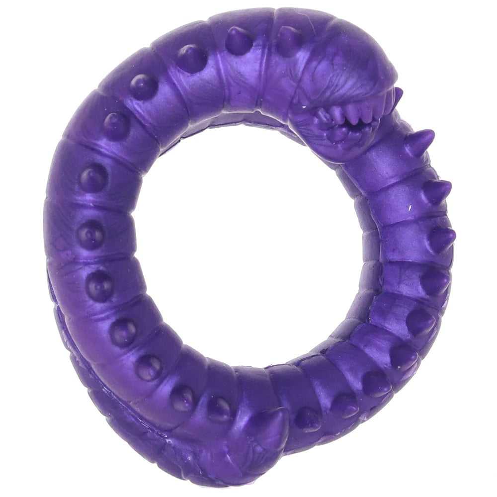 Slitherine Silicone Cock Ring - Purple Luxe Ember Essentials