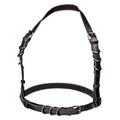 Euphoria Collection Halter Buckle Harness - Black Luxe Ember Essentials