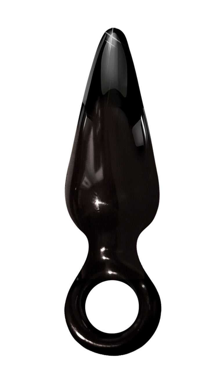 Ass Glass Anal Fever Glass Pleasure Plug - 5" Luxe Ember Essentials