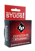 ID Studded Condoms - 3 Pack Luxe Ember Essentials