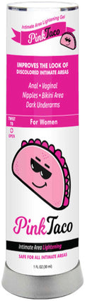 Pink Taco Intimate Area Lightening Gel 1 Oz Bottle Luxe Ember Essentials