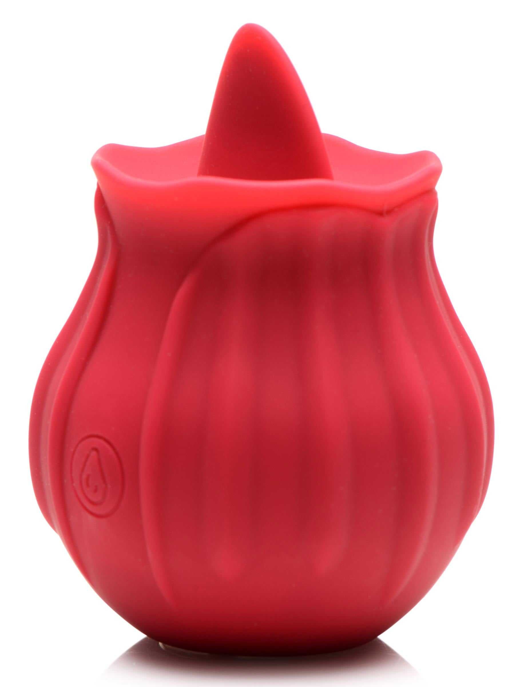 Bloomgasm - Wild Violet 10x Licking Clit Stimulator - Red Luxe Ember Essentials