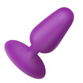 Flexible Vibrating Silicone Butt Plug - Purple Luxe Ember Essentials