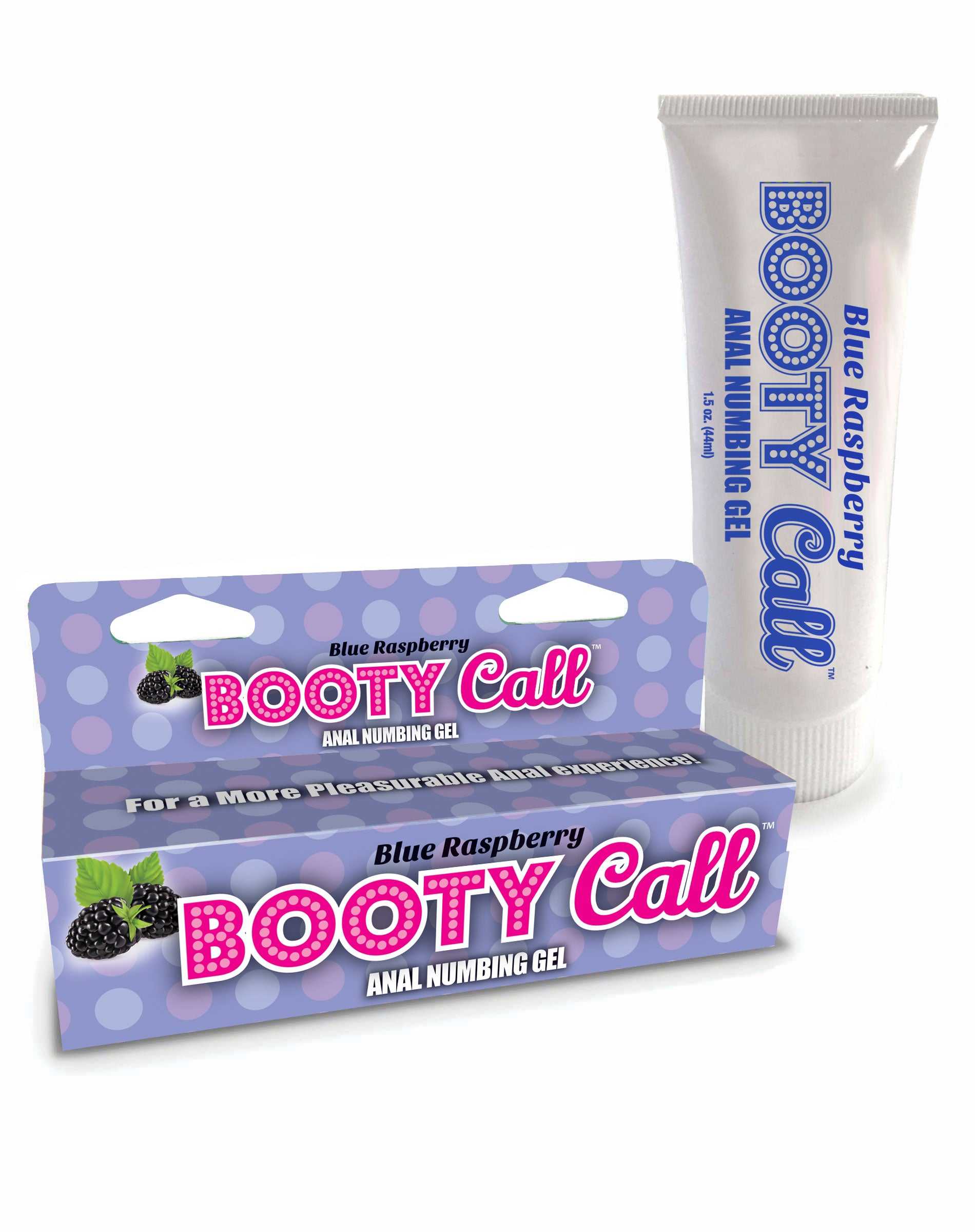 Booty Call - Anal Numbing Gel 1.5 Oz - Blue Raspberry Luxe Ember Essentials