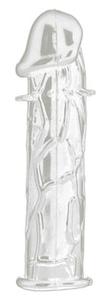 Realistic Penis Extension - Transparent Luxe Ember Essentials