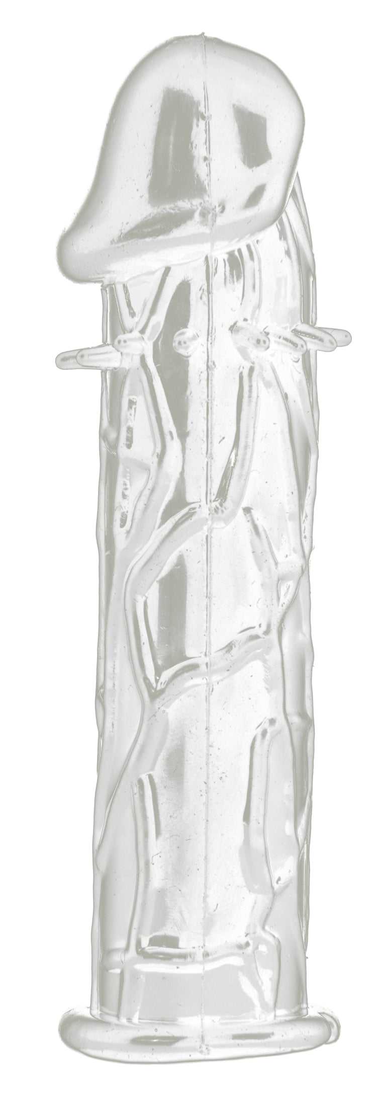 Realistic Penis Extension - Transparent Luxe Ember Essentials