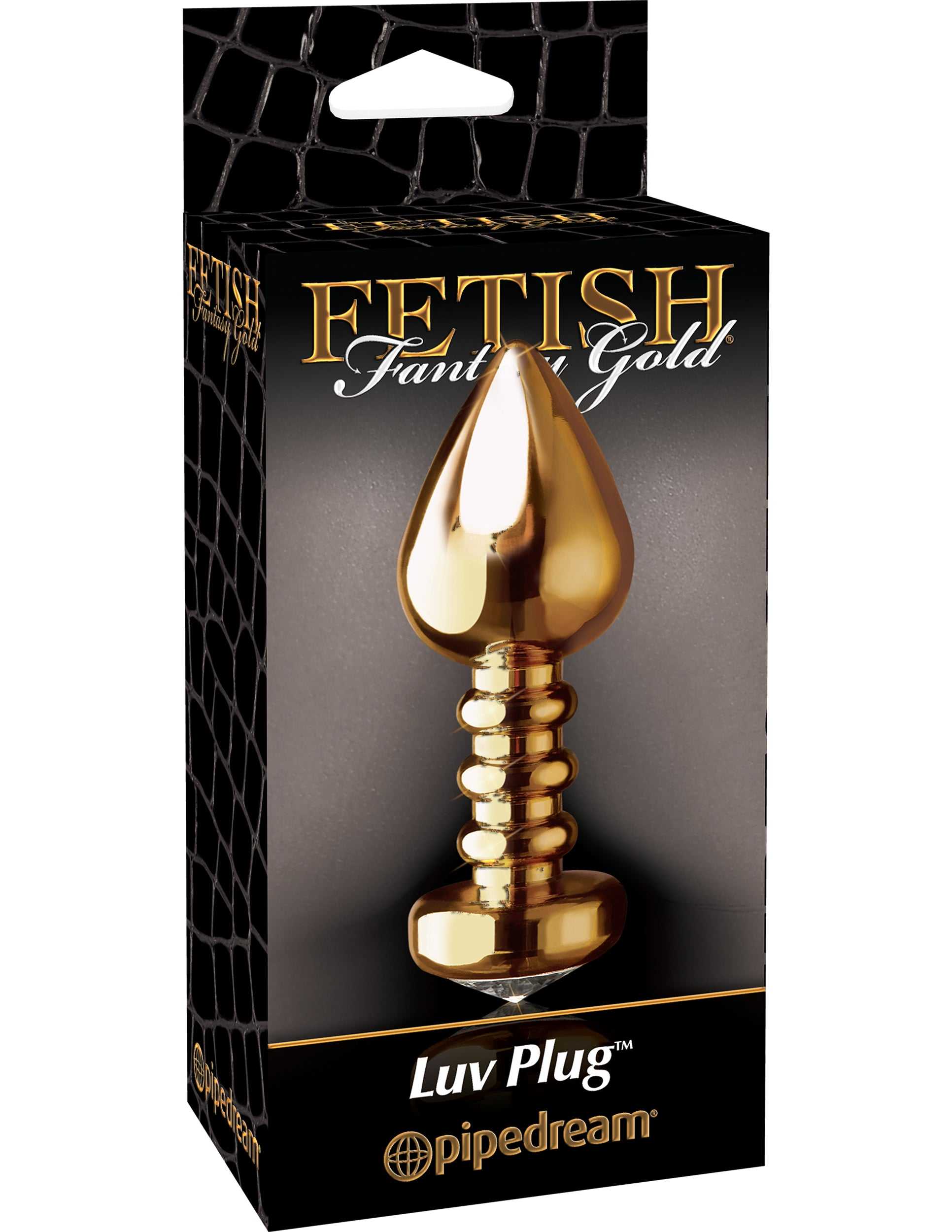 Fetish Fantasy Gold Luv-Plug - Gold Luxe Ember Essentials
