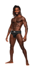 Modal Rib Bong Thong - X-Large - Black Luxe Ember Essentials