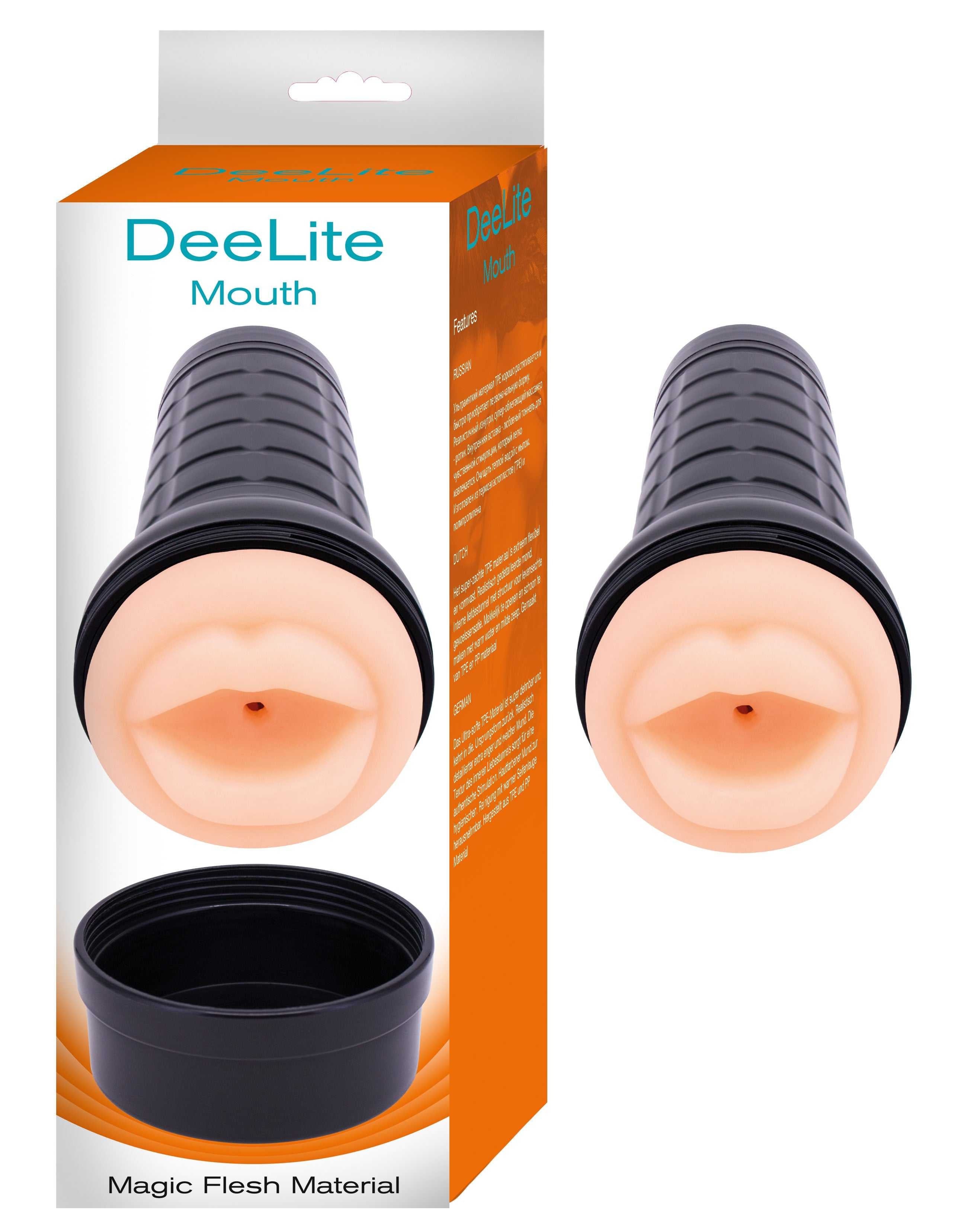 Deelite Mouth Masturbator - Flesh Luxe Ember Essentials
