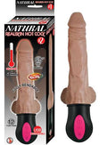Natural Realskin Hot Cock #2 - With Balls - Brown Luxe Ember Essentials