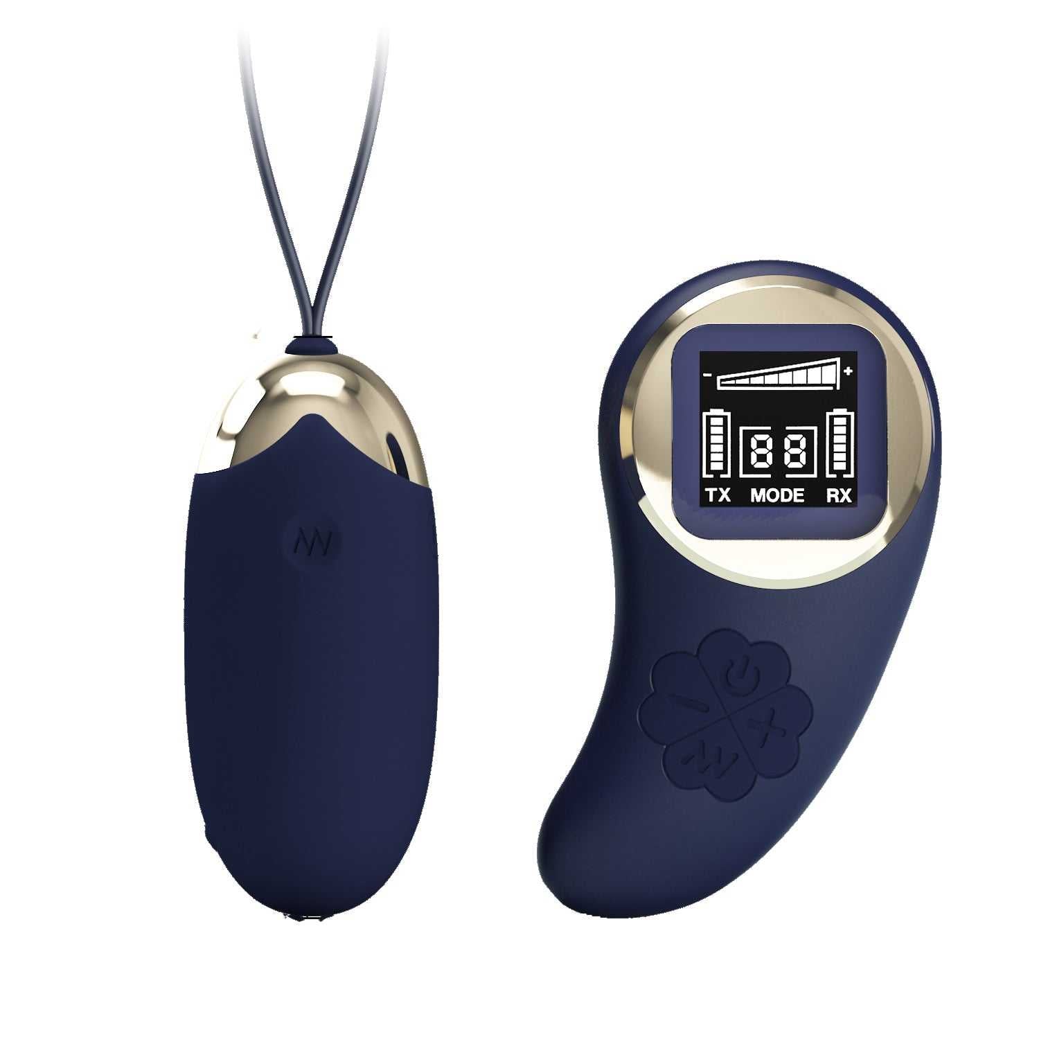 Mina Vibrating Remote Control Egg - Blue Luxe Ember Essentials