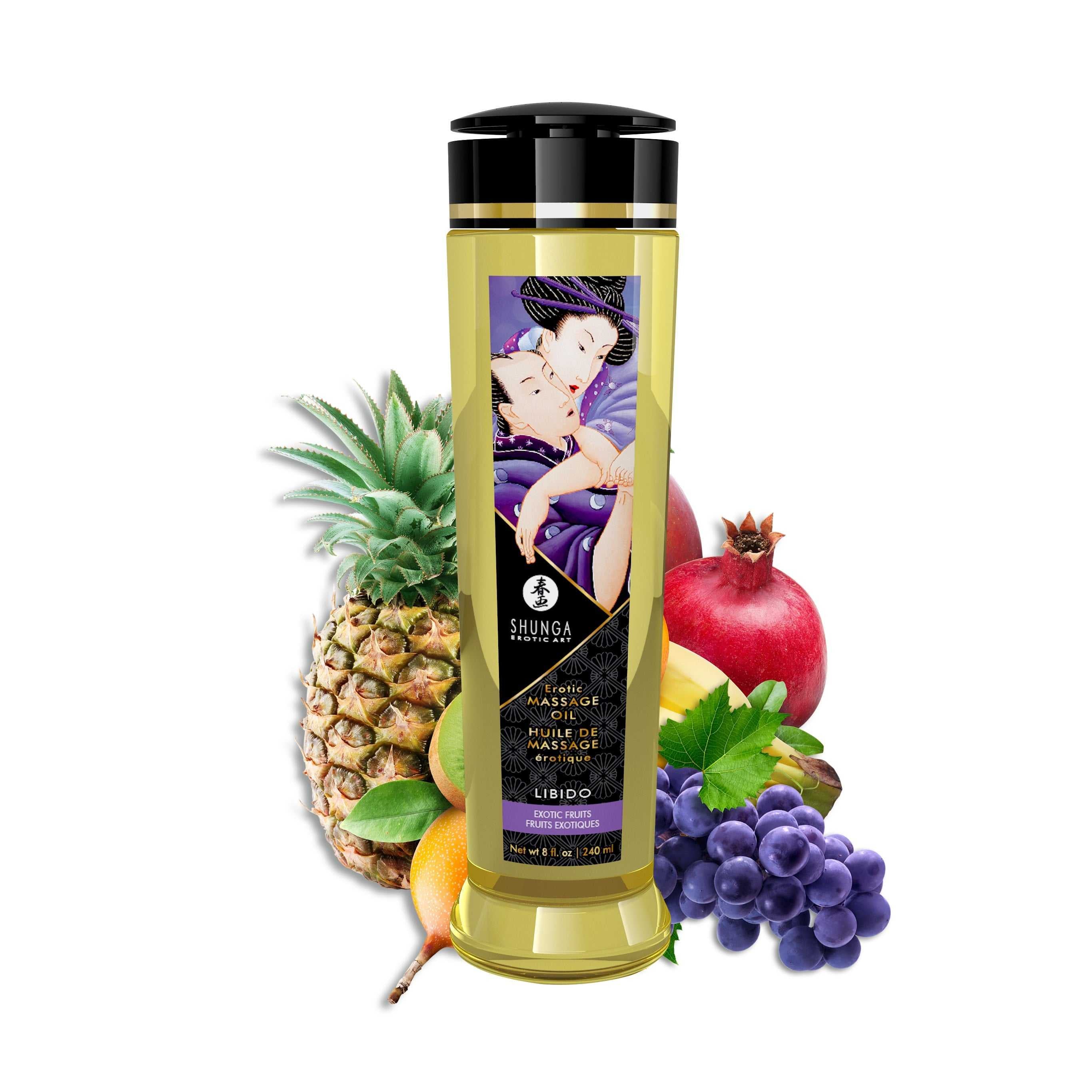 Massage Oils - Libido - 8 Fl. Oz. Exotic Fruits Luxe Ember Essentials