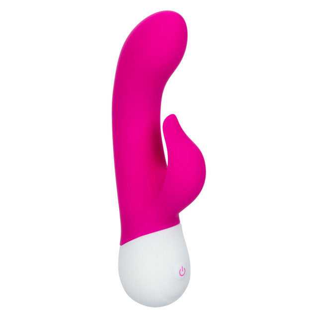 Basic Essentials Rechargeable Dual Pleaser - Pink Luxe Ember Essentials