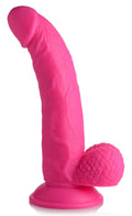 Pop Pecker 7.5 Inch Dildo With Balls - Pink Luxe Ember Essentials