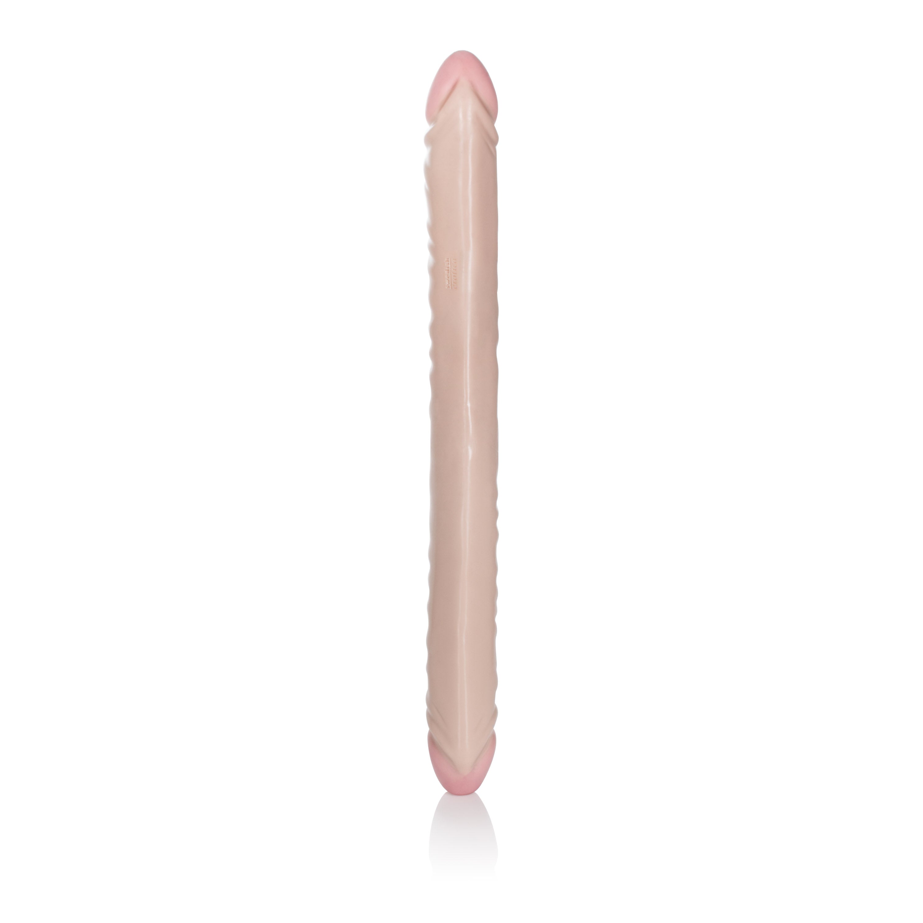 Ivory Duo 18 Inches Veined Double Dong Luxe Ember Essentials