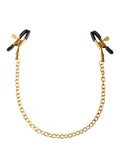 "Fetish Fantasy Gold Chain Nipple Clamps - Gold PD3977-27"