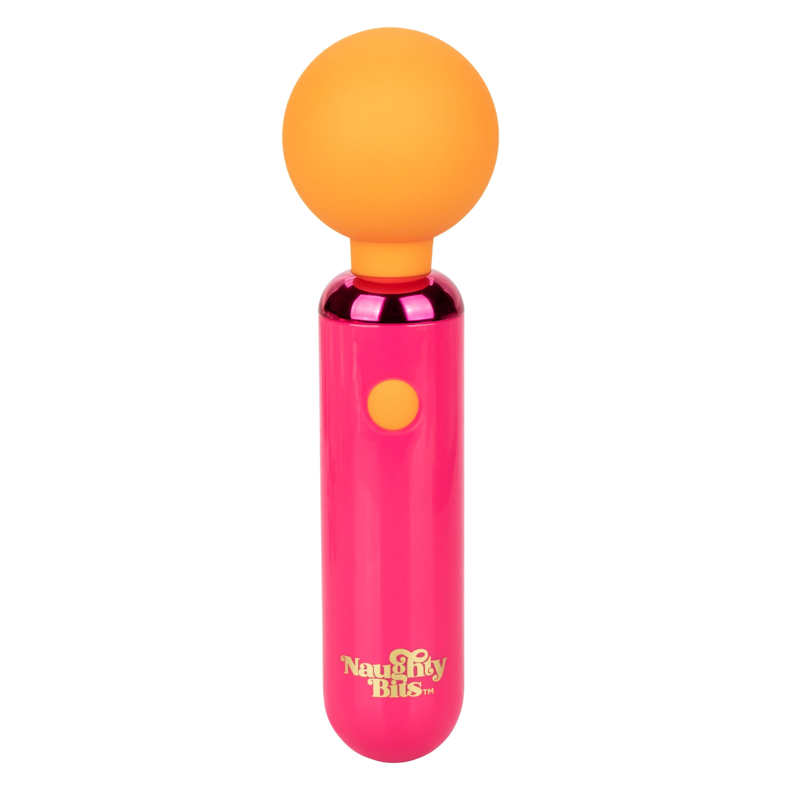 Naughty Bits Home Cumming Queen Vibrating Wand - Orange/pink Luxe Ember Essentials