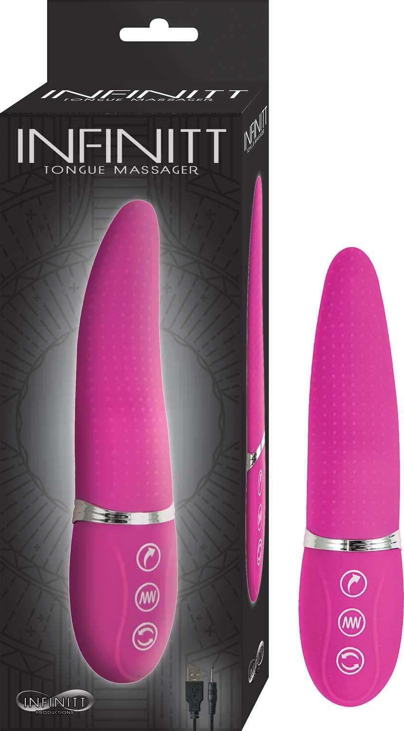 Infinitt Tongue Massager - Pink Luxe Ember Essentials