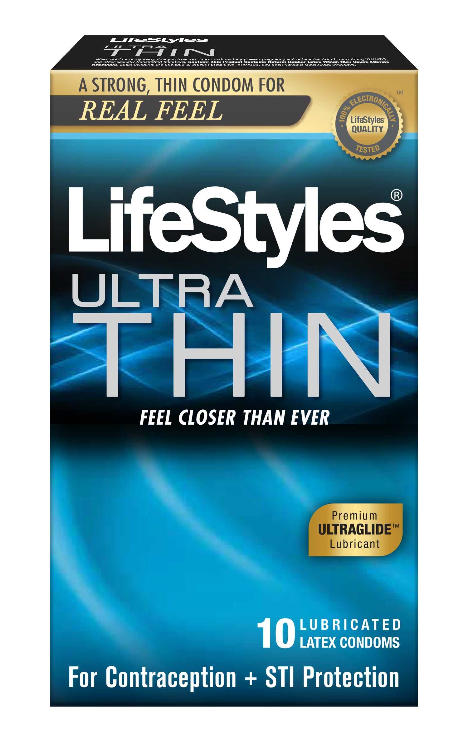 Lifestyles Ultra Thin - 10 Pack Luxe Ember Essentials