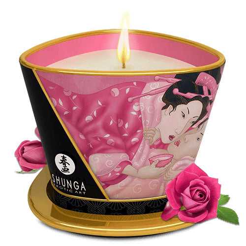 Massage Candle - Aphrodisia - Roses - 5.7 Oz. Luxe Ember Essentials