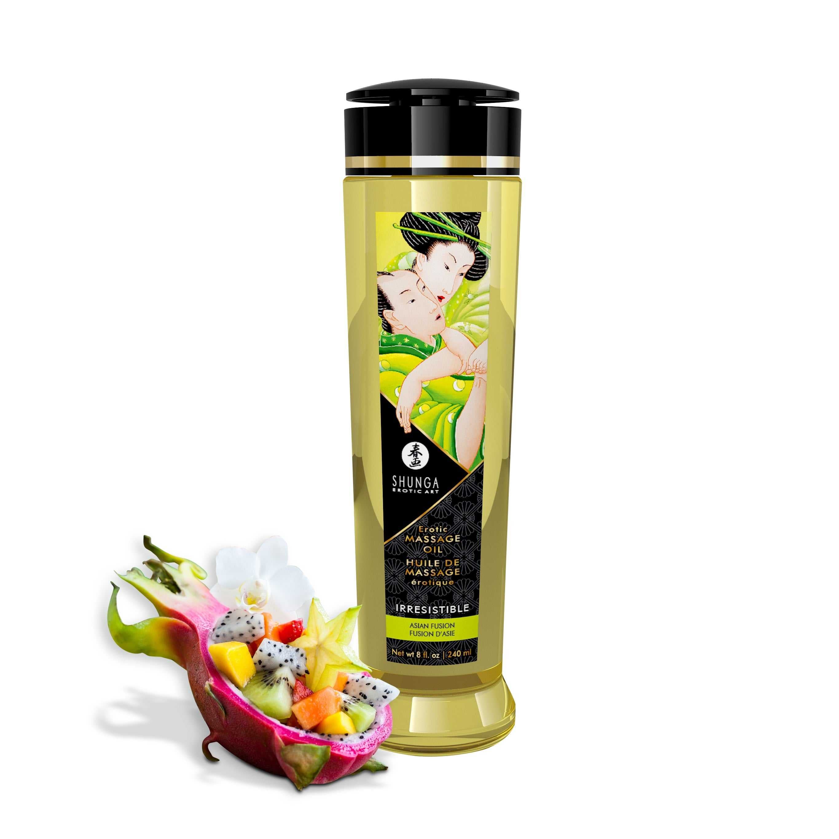 Massage Oils - Irresistible - 8 Fl. Oz. Asian Fusion Luxe Ember Essentials