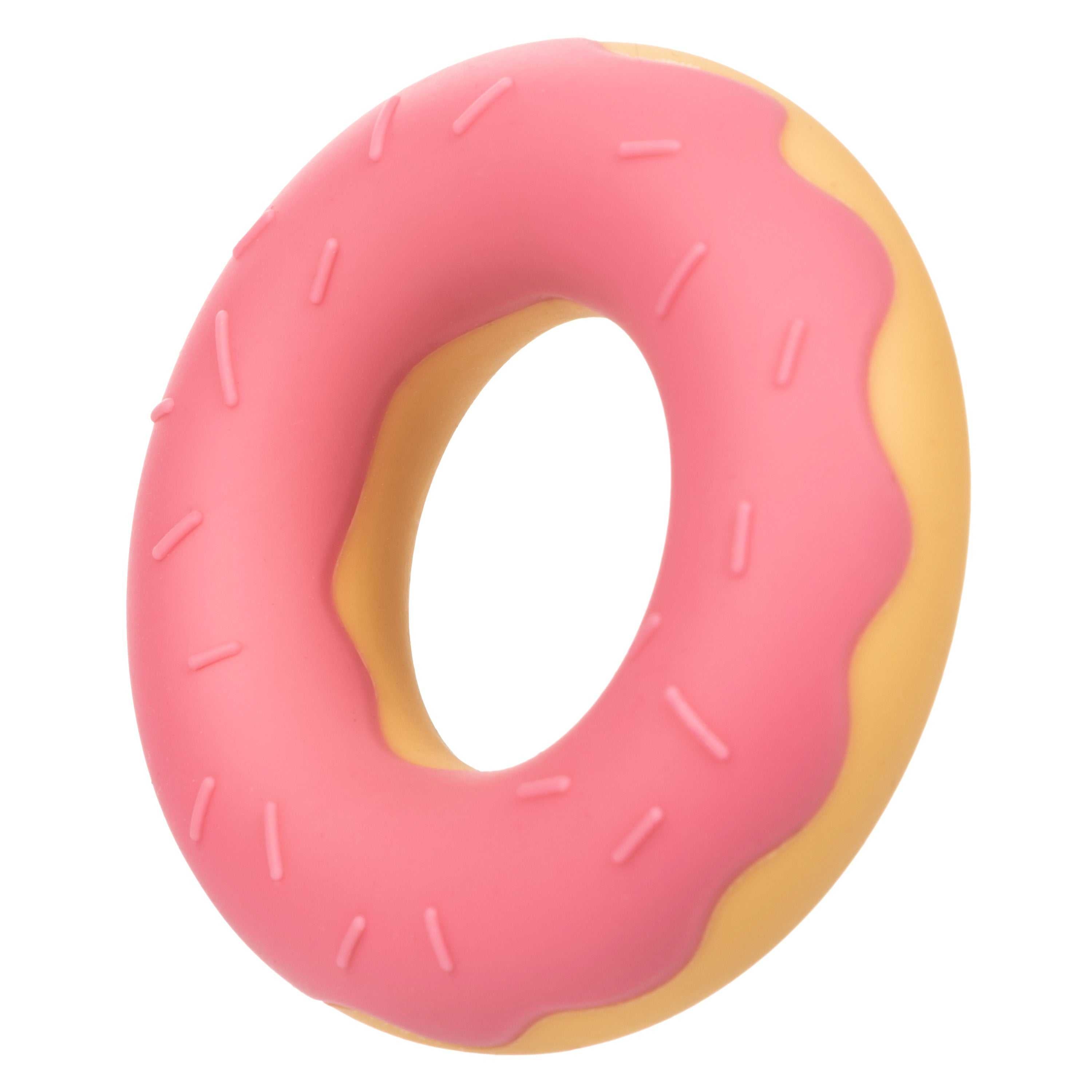 Naughty Bits Dickin Donuts Silicone Donut Cock Ring - Pink Luxe Ember Essentials