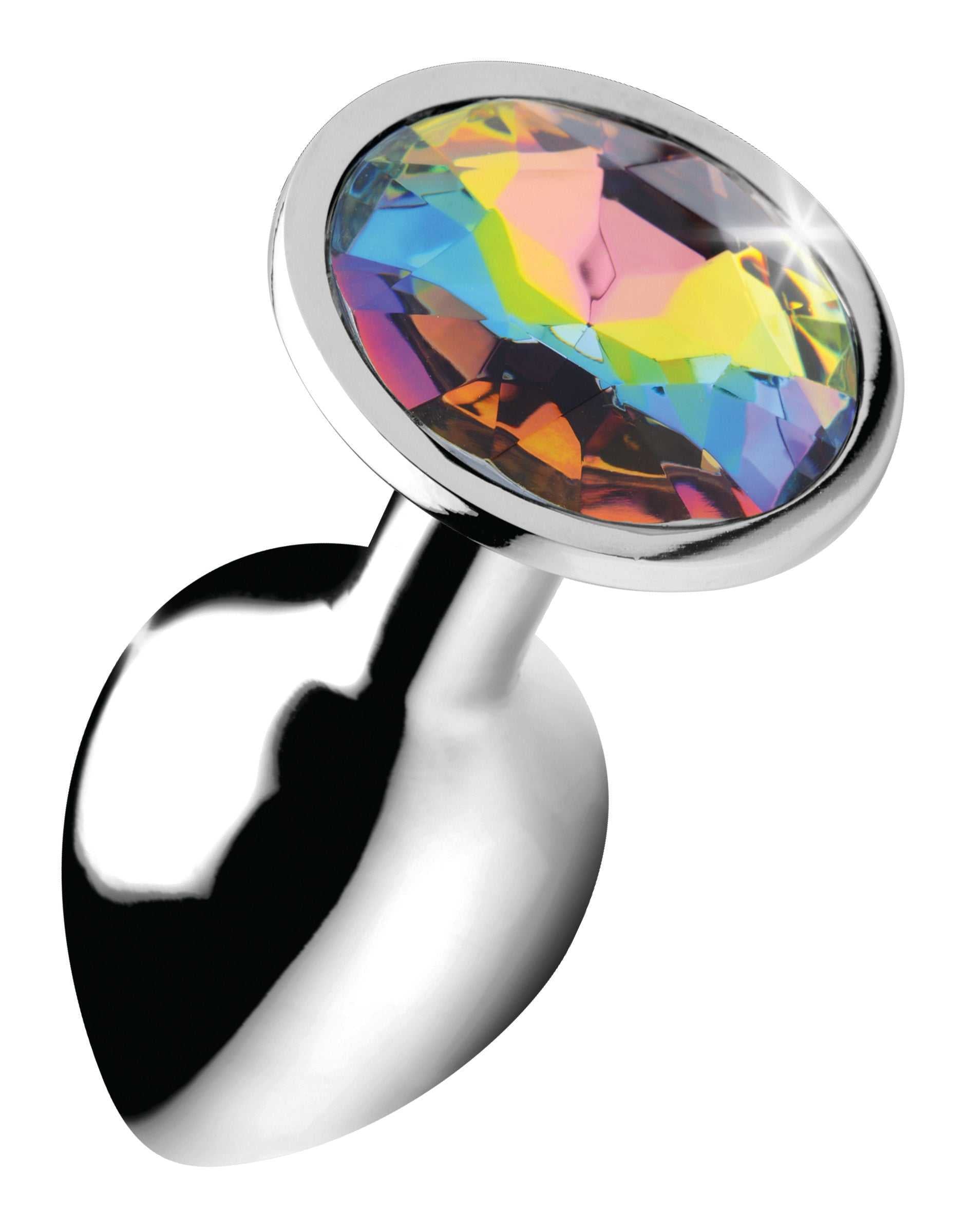 Rainbow Prism Gem Anal Plug - Small Luxe Ember Essentials