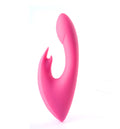 Leah USB Rechargeable Silicone 10-Function Rabbit Vibrator - Pink Luxe Ember Essentials