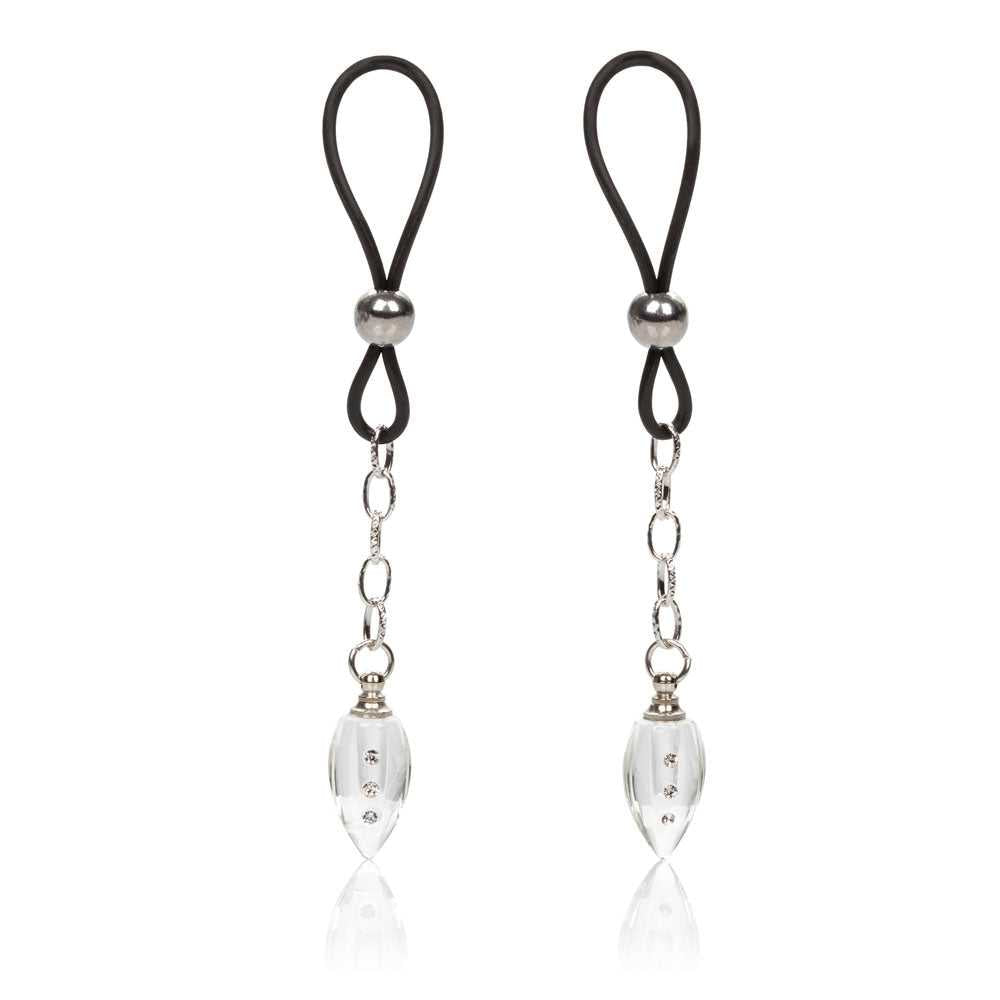 Nipple Play Non-Piercing Nipple Jewelry Crystal Teardrop Luxe Ember Essentials
