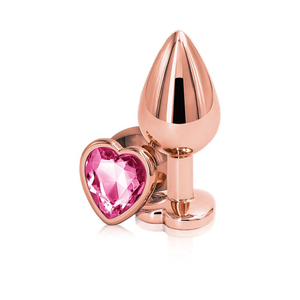 Rear Assets - Rose Gold Heart - Medium - Pink Luxe Ember Essentials