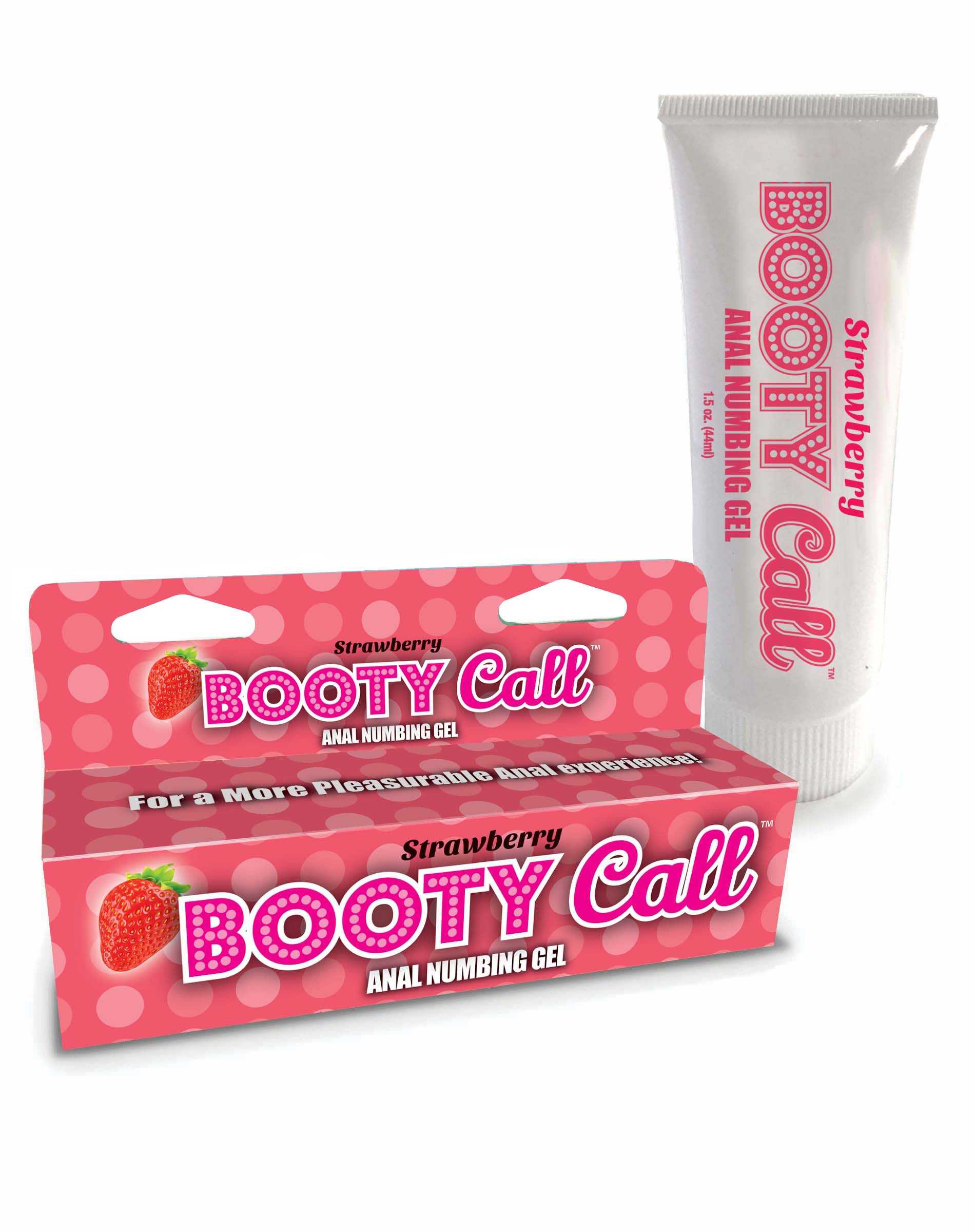 Booty Call - Anal Numbing Gel 1.5 Oz - Strawberry Luxe Ember Essentials