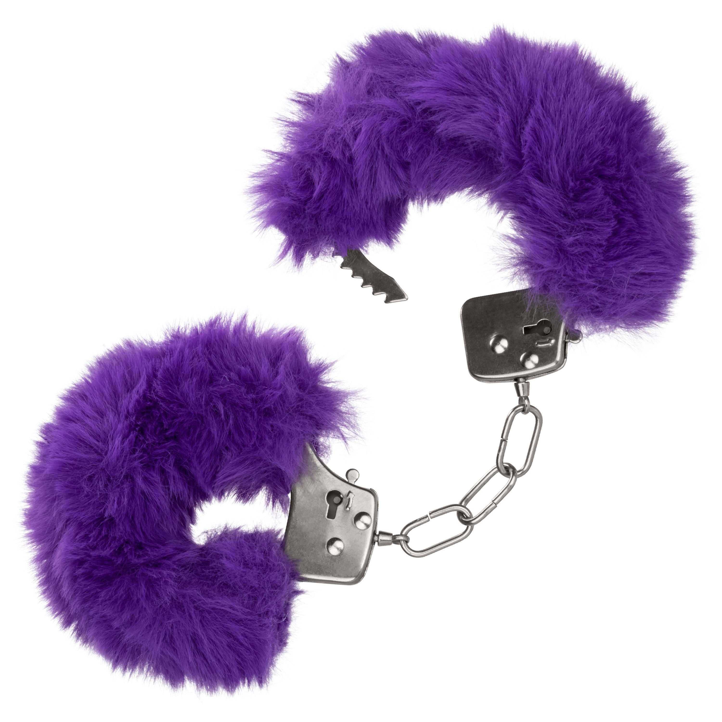Ultra Fluffy Furry Cuffs - Purple Luxe Ember Essentials