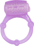 Humm Dinger Vibrating Penis Ring Clitoral Stiimulator - Purple Luxe Ember Essentials