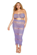 Bodystocking Gown - Queen Size - Lavender Haze Luxe Ember Essentials