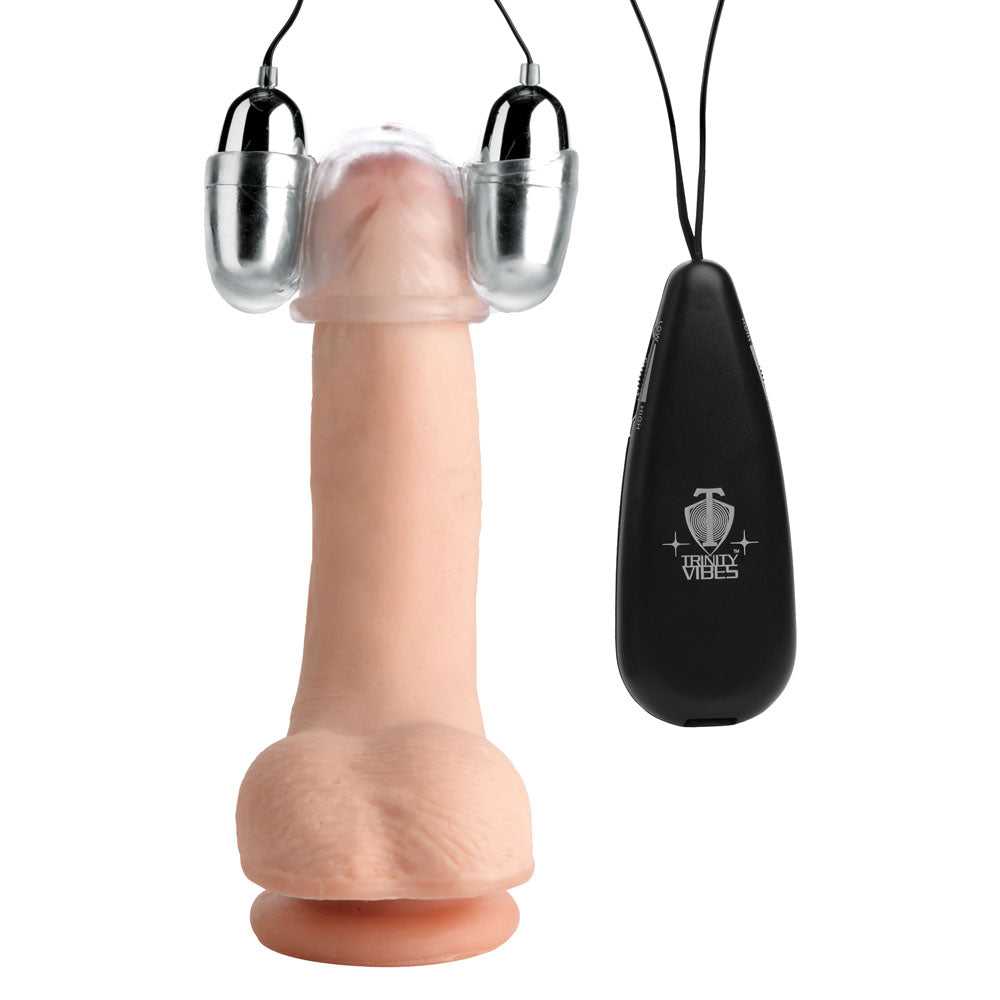 Clear Multi -Speed Vibrating Head Teaser Luxe Ember Essentials