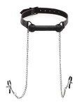 Silicone Bit Gag With Nipple Clamps Luxe Ember Essentials