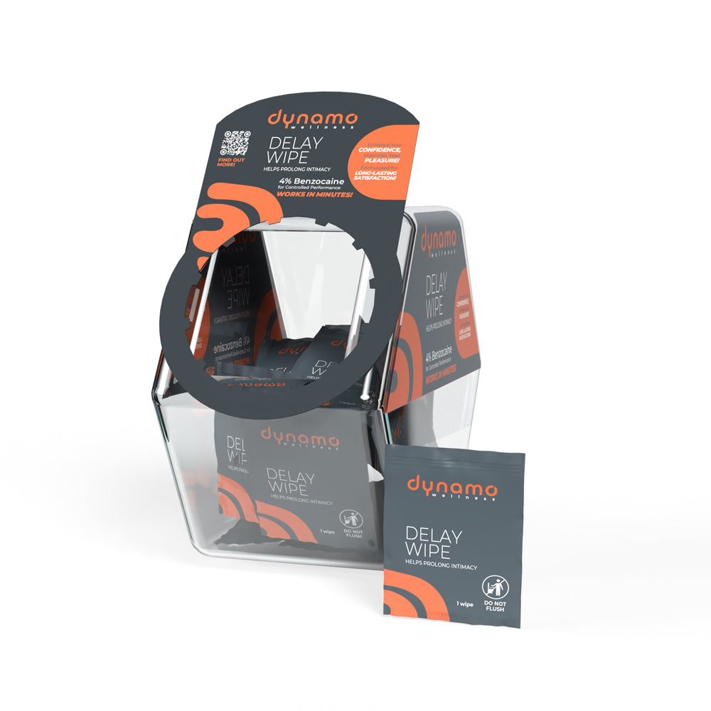 "Dynamo Wellness Delay Wipe 4% - Bowl 144 Pieces SO-DWDW04-BWL"