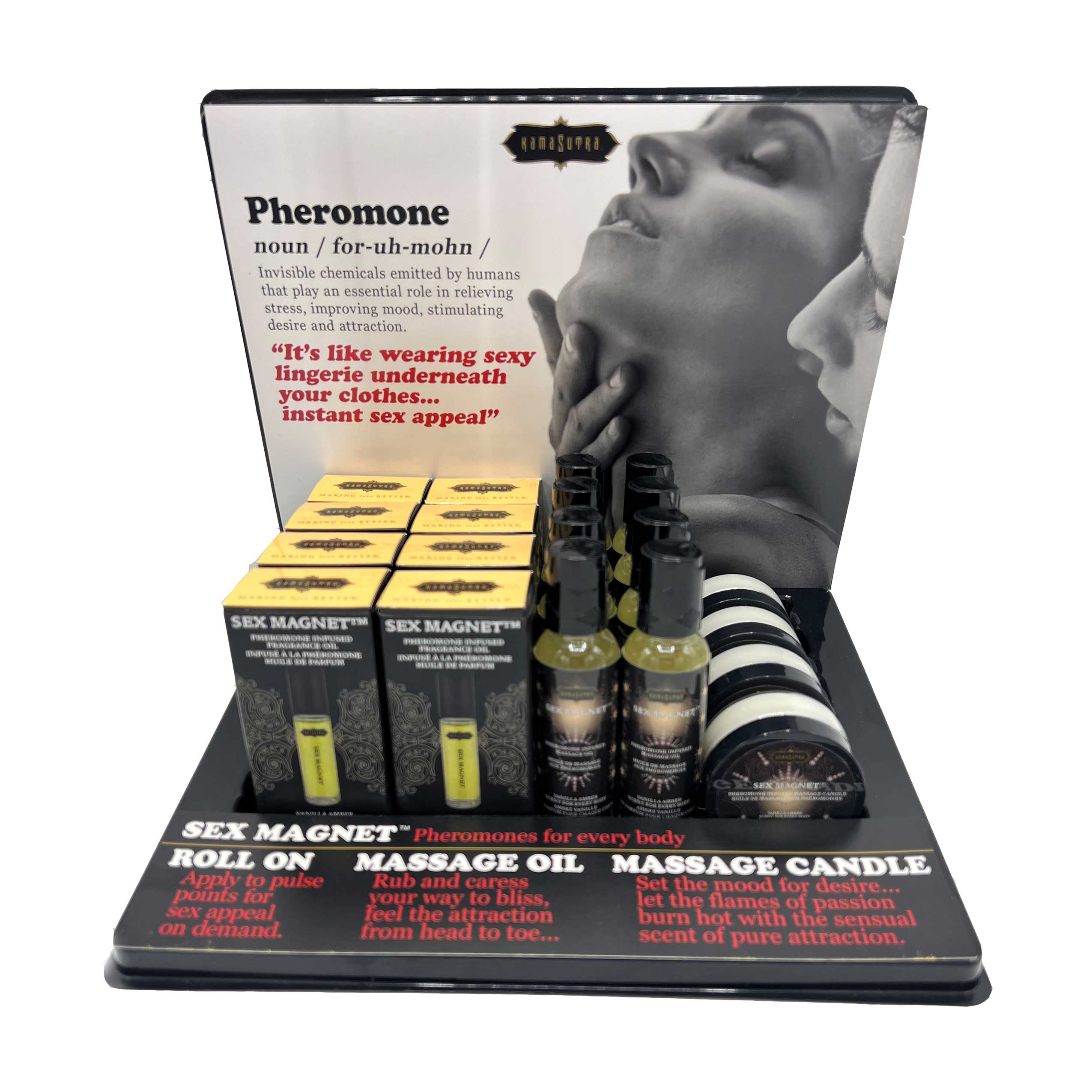 Sex Magnet Pheromone Prepack Display Luxe Ember Essentials