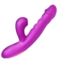 Thrust Wave Thrusting and Sucking Rabbit Vibrator - Purple Luxe Ember Essentials