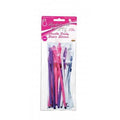 Bachelorette Party Jumbo Flexy Pecker Straws 10 Pack Luxe Ember Essentials
