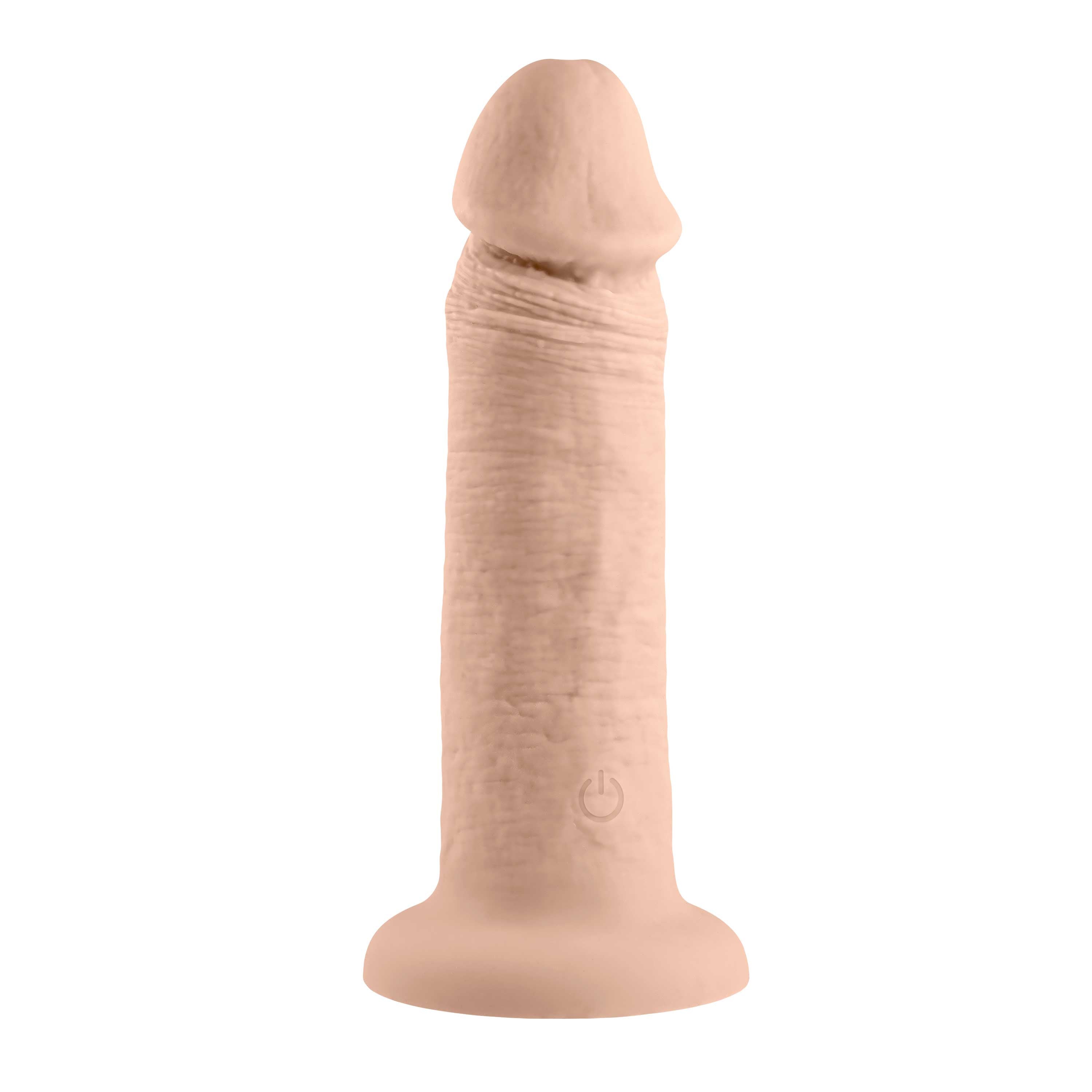 6 Inch Girthy Vibrating Dong - Light Luxe Ember Essentials
