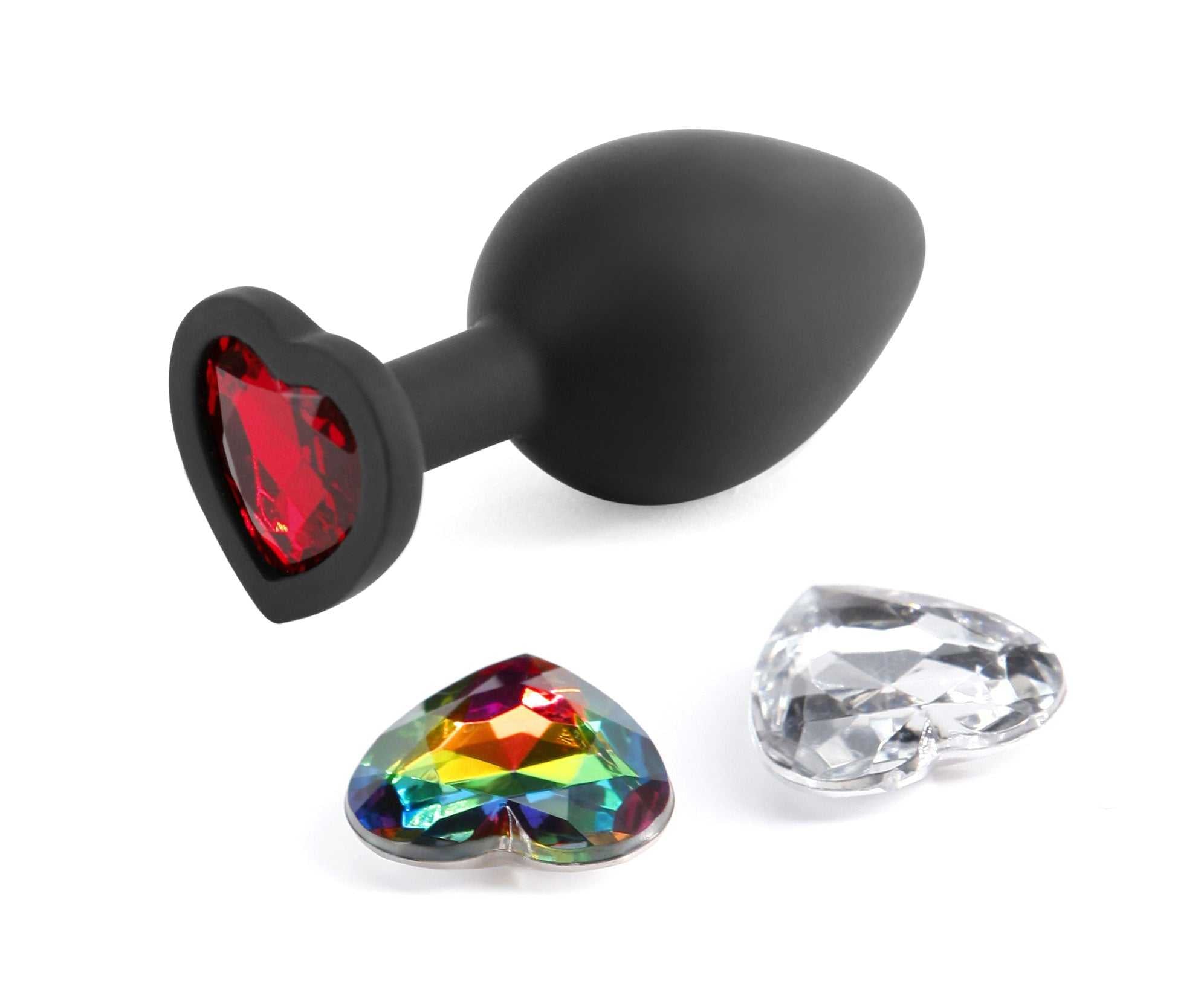 Glams Xchange Heart - Medium - Black Luxe Ember Essentials