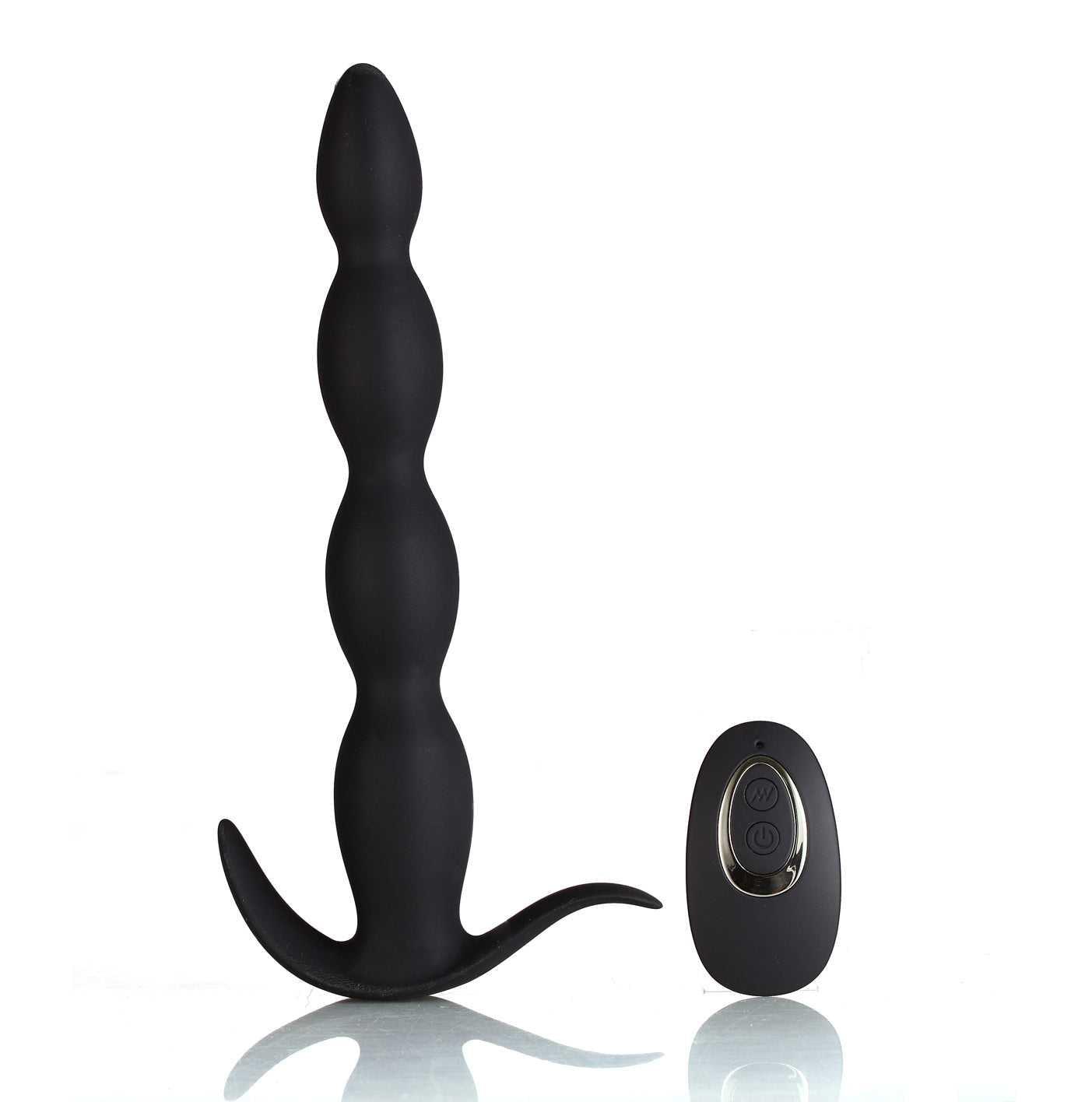 Mason Remote Control Silicone Butt Plug - Black Luxe Ember Essentials