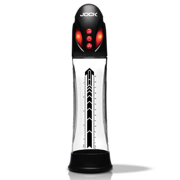 Power Up Automatic Waterproof Penis Pump - Clear Luxe Ember Essentials