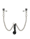 Fetish Fantasy Series Heavy Weight Nipple Clamps - Black Luxe Ember Essentials