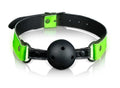 Breathable Ball Gag - Glow in the Dark Luxe Ember Essentials