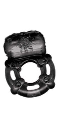 The Macho Stallions Pulsating Erection Keeper - Black Luxe Ember Essentials