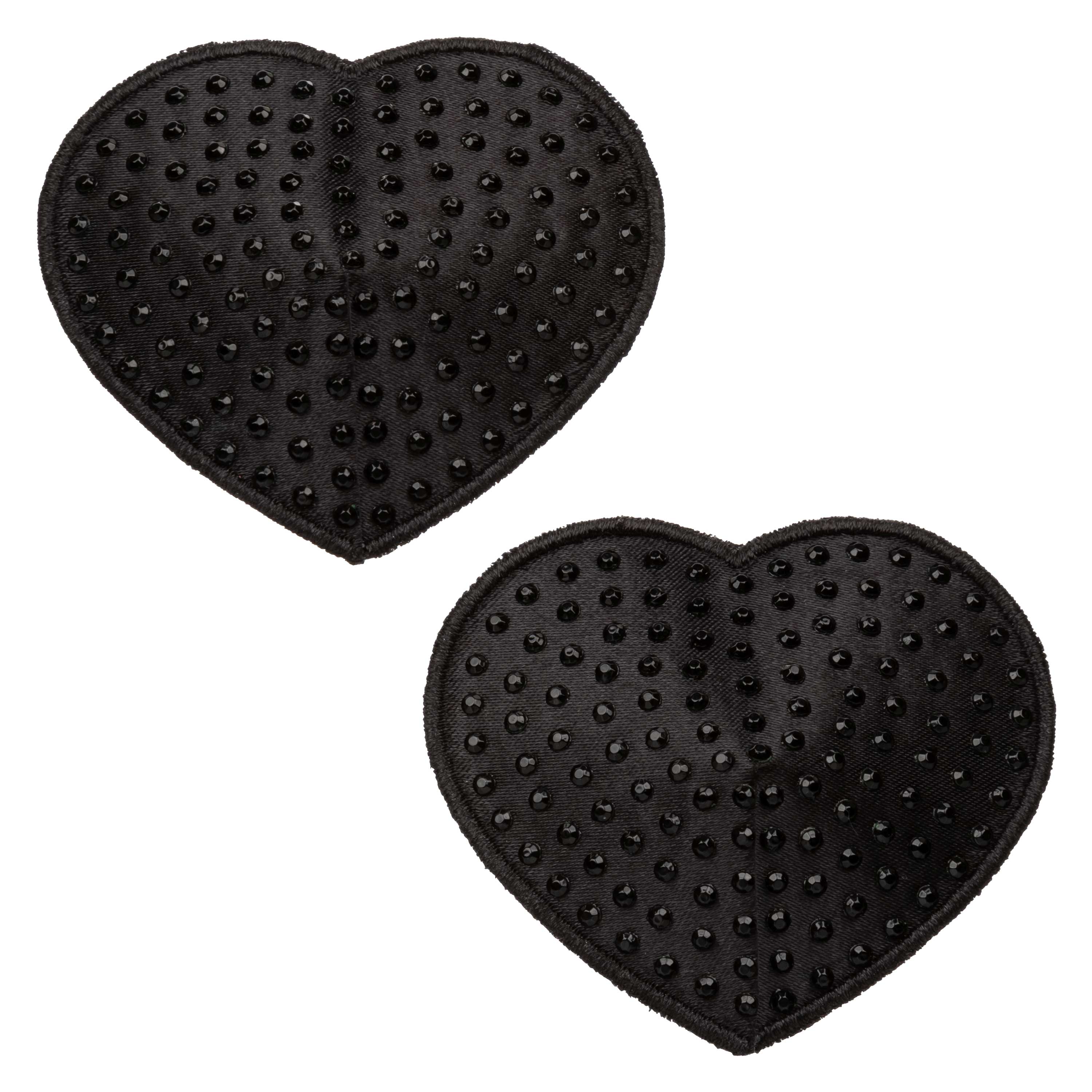 Radiance Heart Pasties - Black Luxe Ember Essentials