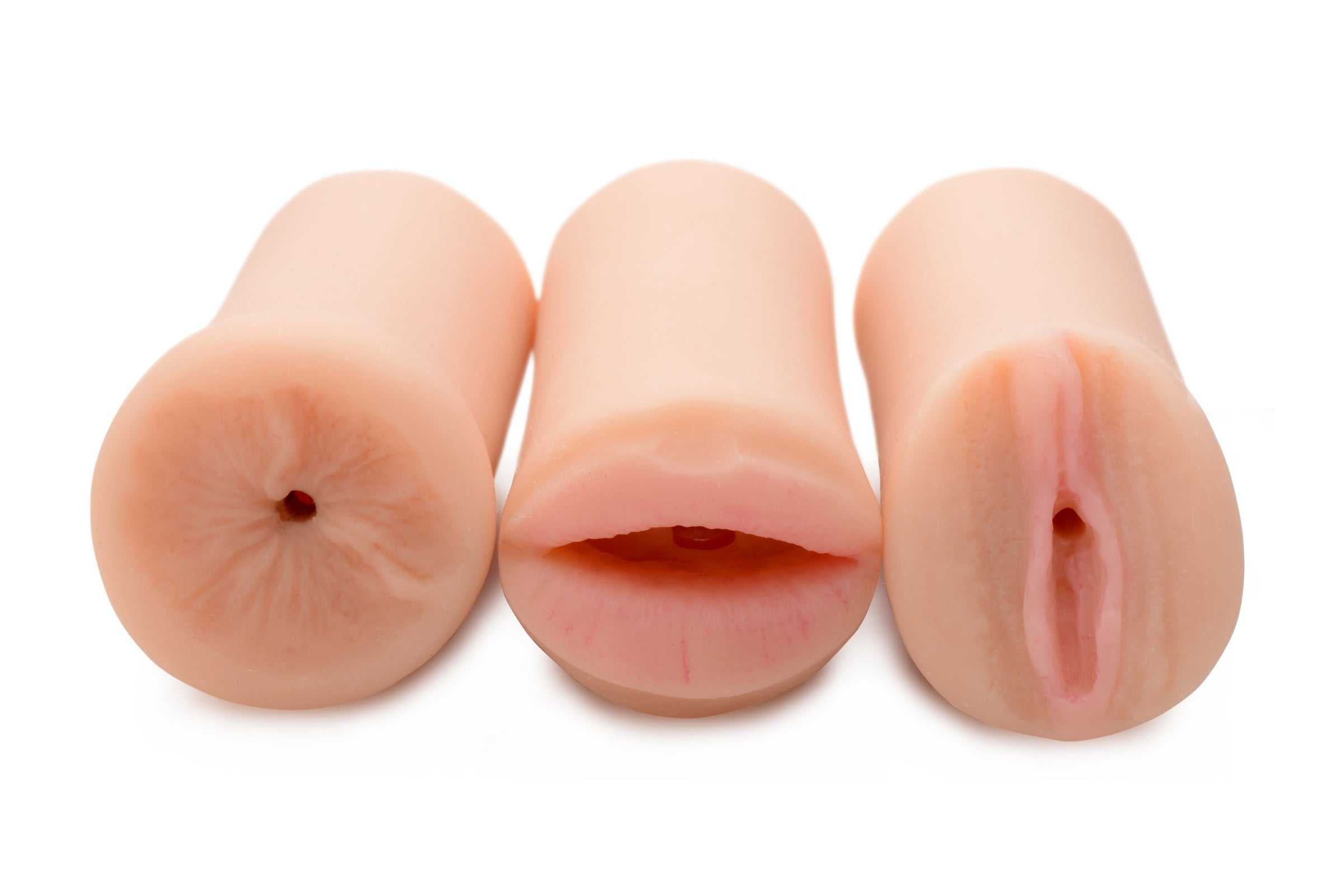 Jesse Jane Three-Way Stroker Set Luxe Ember Essentials